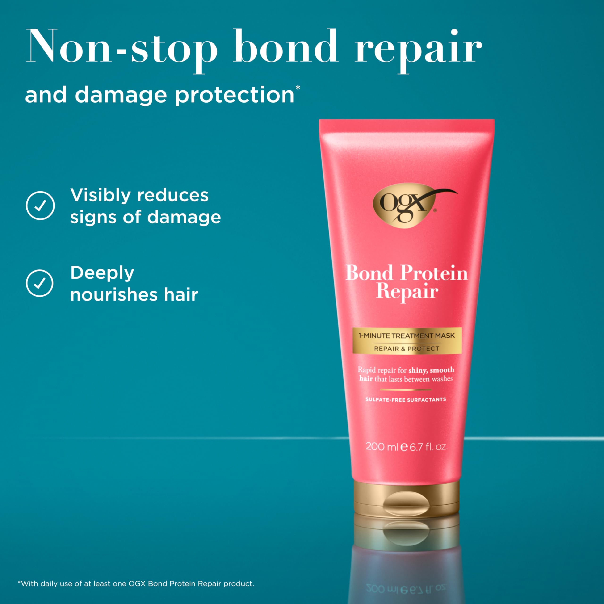 Amazon | OGX Repair & Protect ボンドプロテインリペア 1分